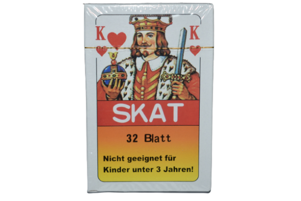 32 Blatt französisches Bild Skat Karten Spielkarten Skatspiel